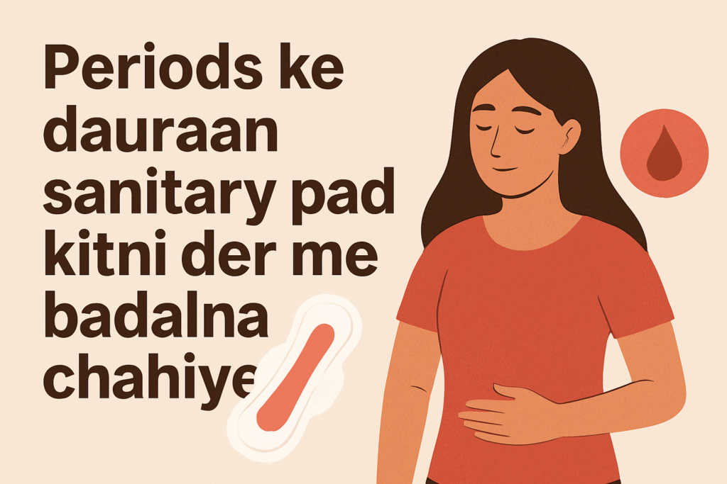 Periods me ek din me kitni baar Sanitary pad change karna chaahiye?